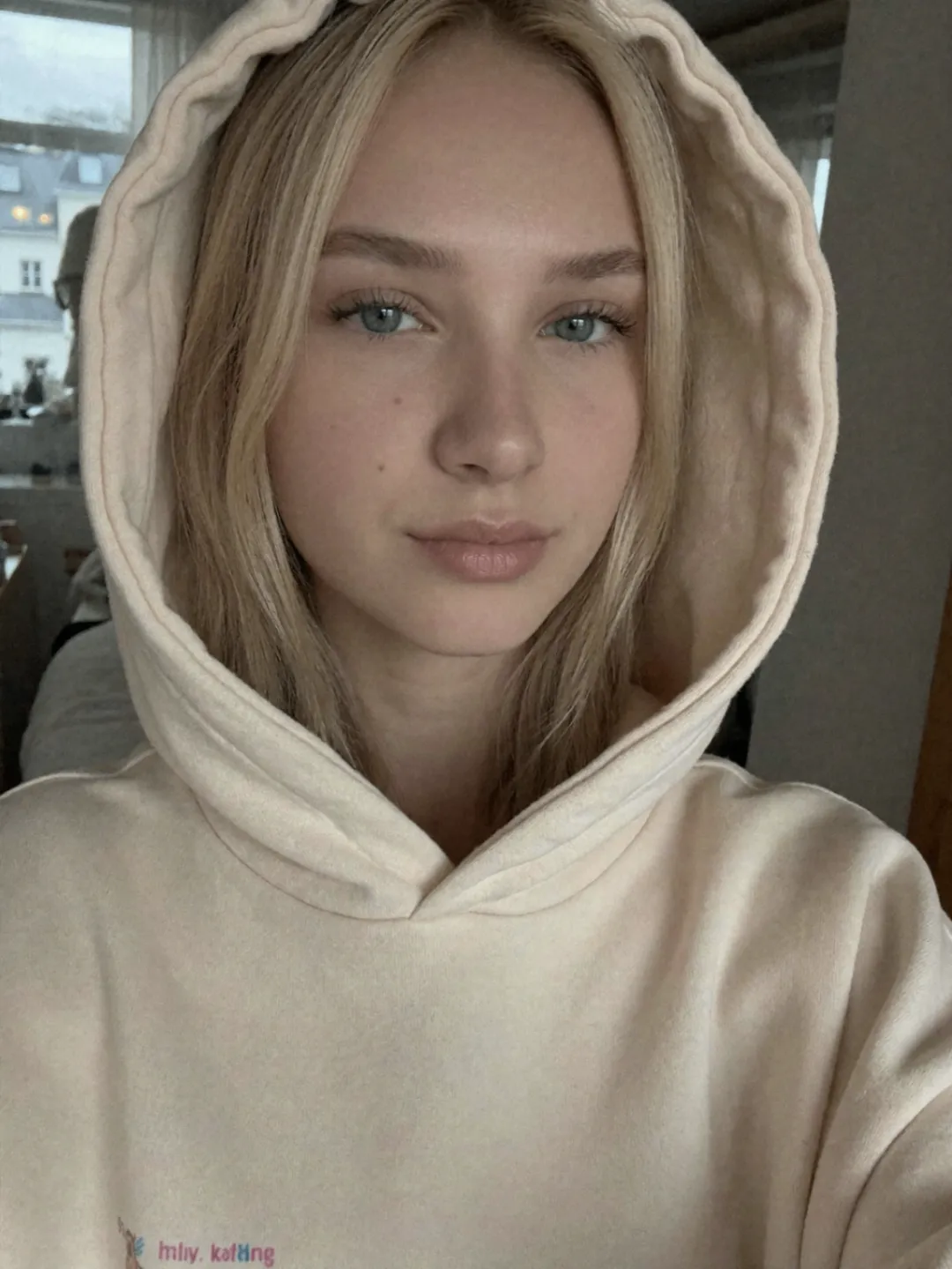 AI Model 2 hoodie portrait close-up
